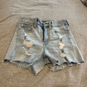 Aero high rise curvy 3” denim shorts - size 4